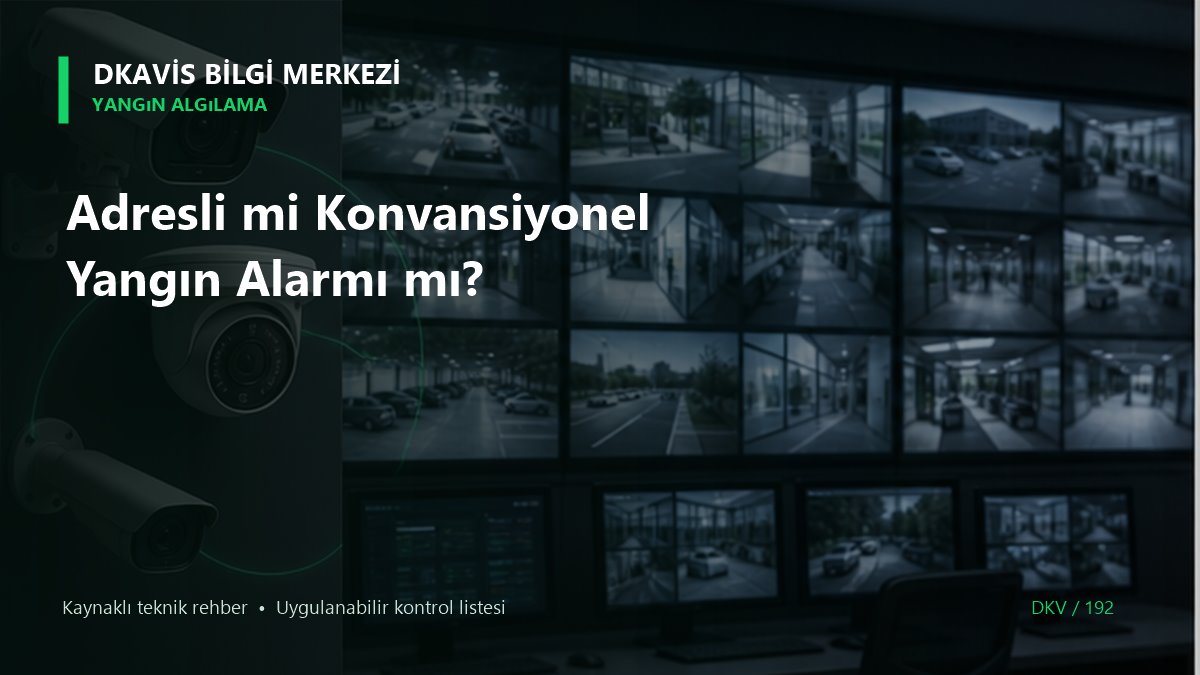Adresli mi Konvansiyonel Yangın Alarmı mı?