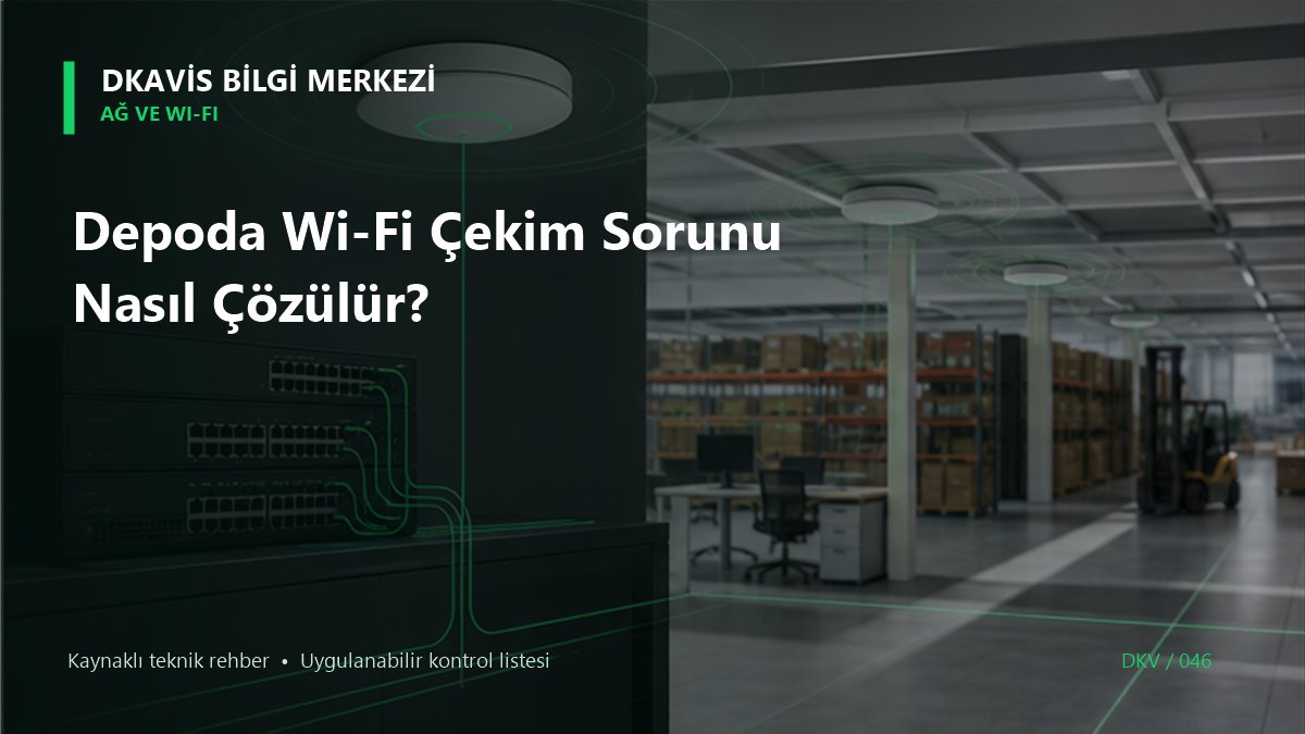 Depoda Wi-Fi Çekim Sorunu Nasıl Çözülür? teknik rehber kapak görseli