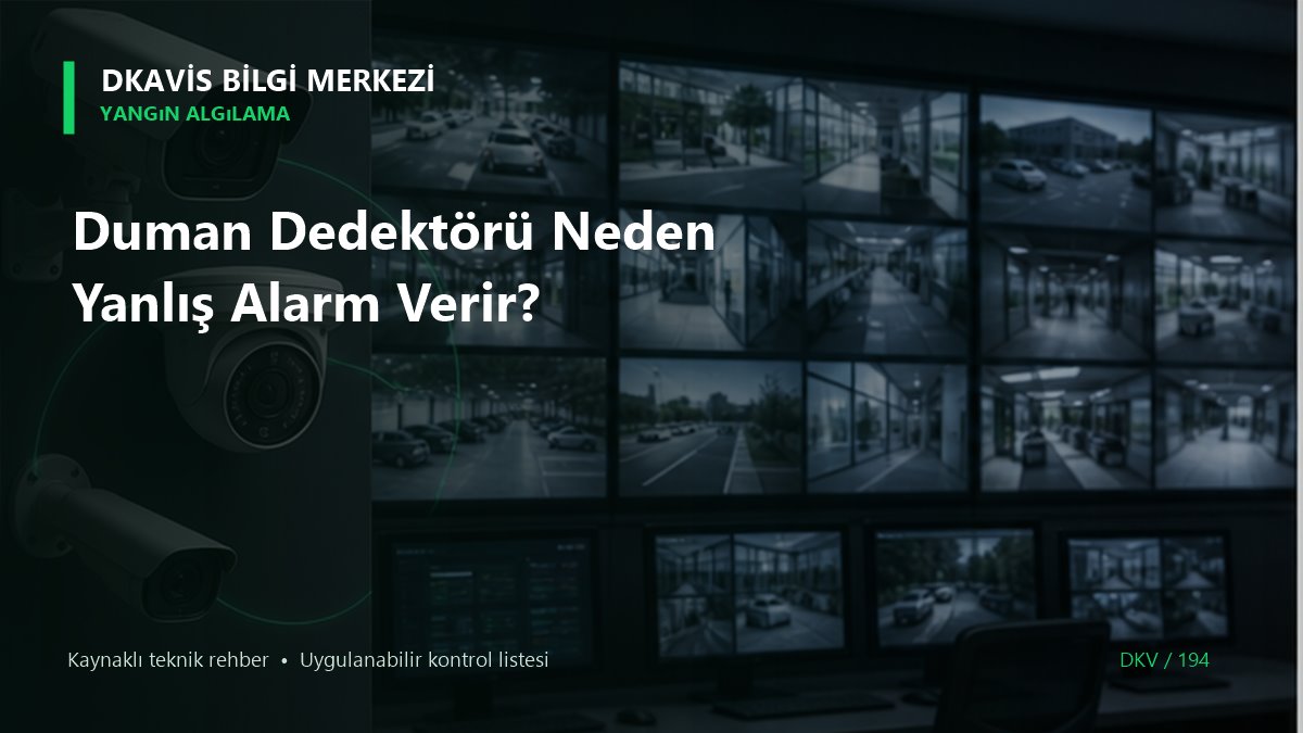 Duman Dedektörü Neden Yanlış Alarm Verir?