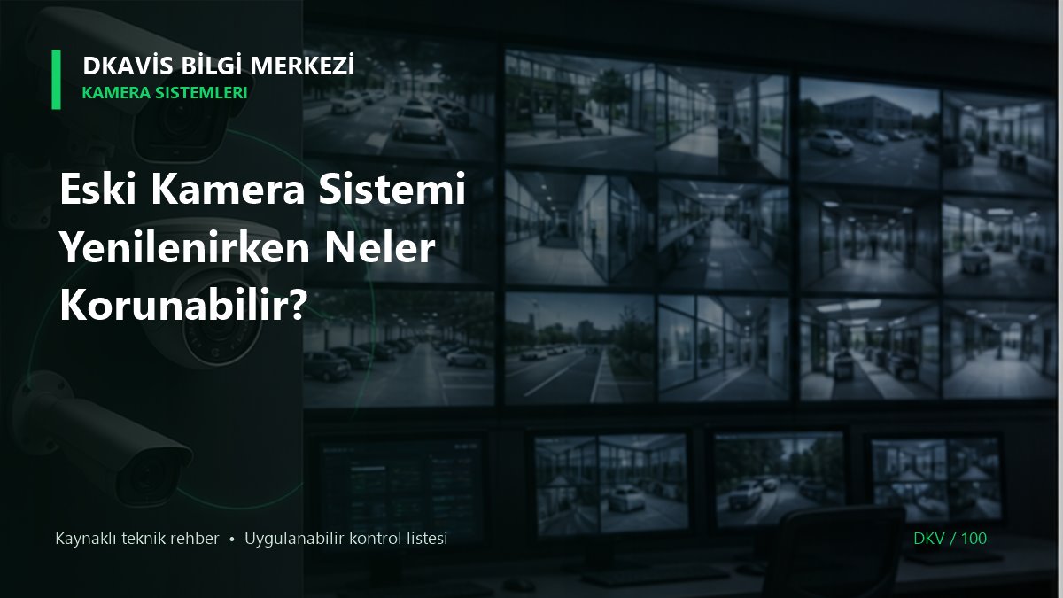 Eski Kamera Sistemi Yenilenirken Neler Korunabilir?