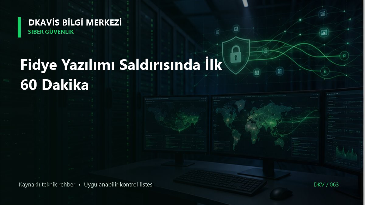 Fidye Yazılımı Saldırısında İlk 60 Dakika