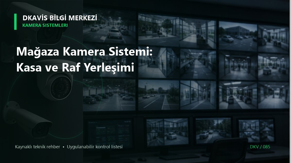 Mağaza Kamera Sistemi: Kasa ve Raf Yerleşimi