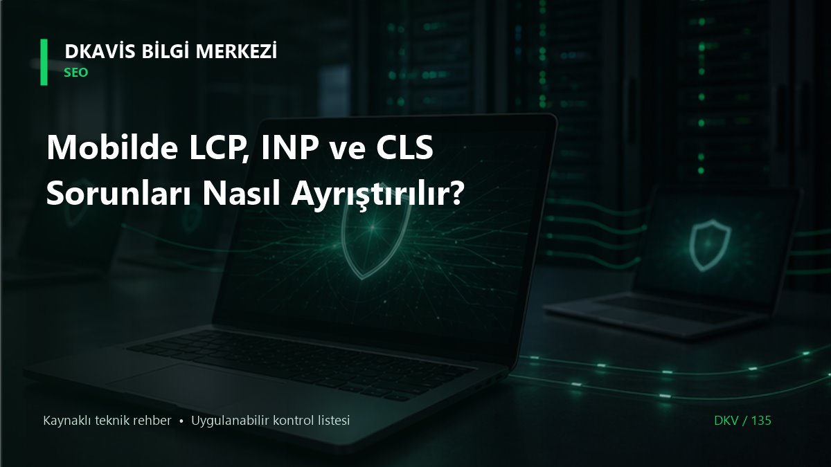 Mobilde LCP, INP ve CLS Sorunları Nasıl Ayrıştırılır?