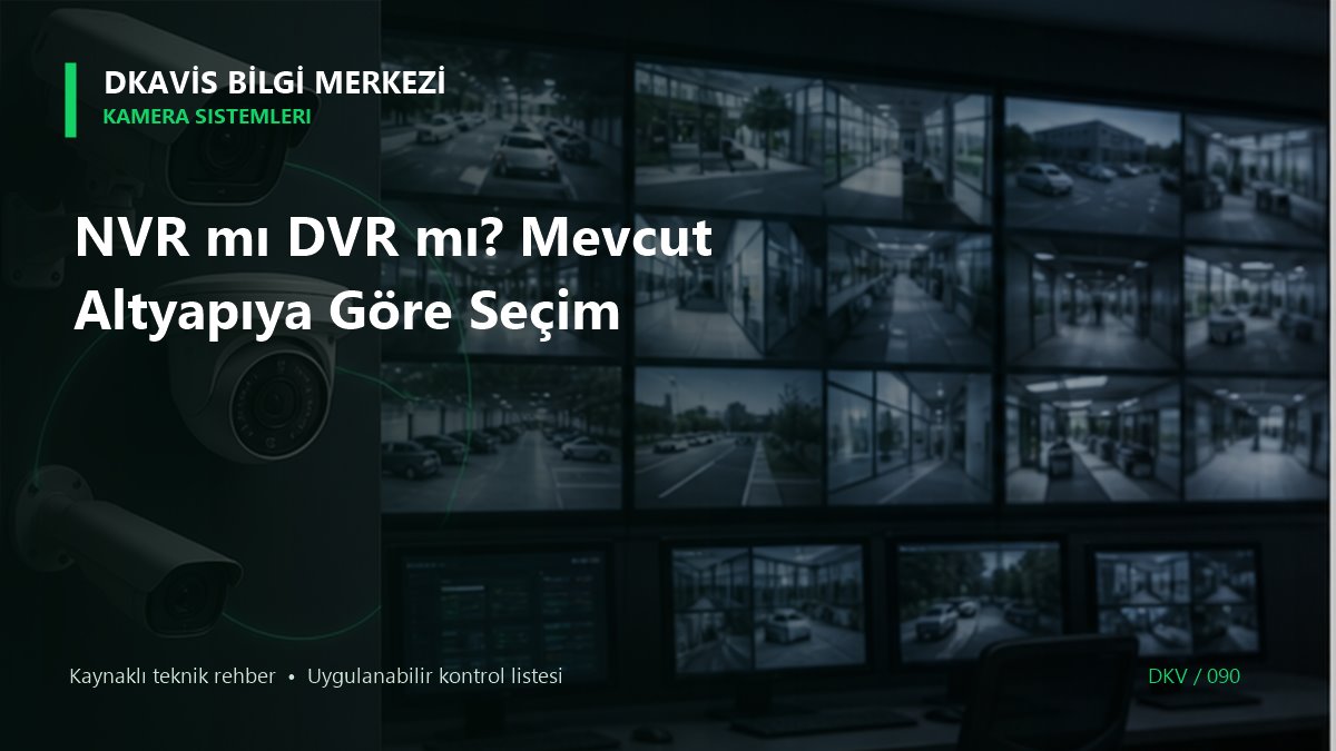 NVR mı DVR mı? Mevcut Altyapıya Göre Seçim