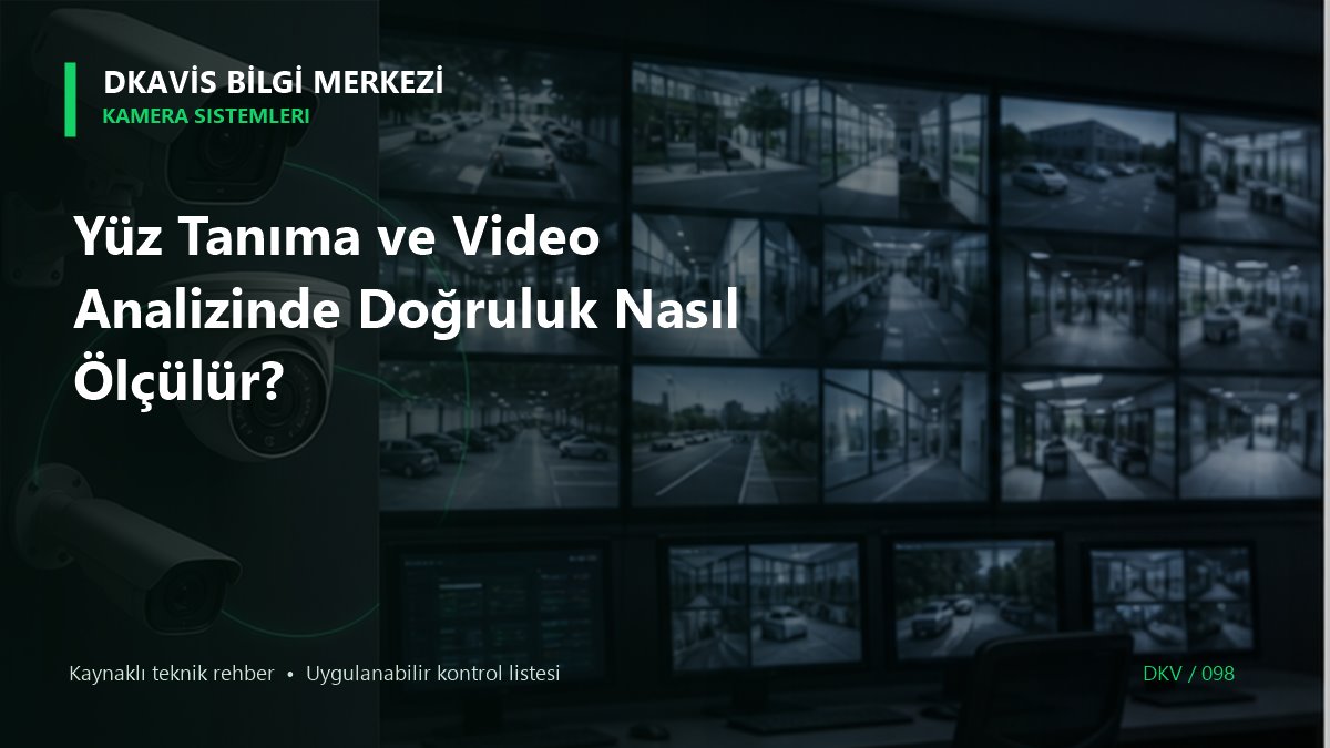 Yüz Tanıma ve Video Analizinde Doğruluk Nasıl Ölçülür? teknik rehber kapak görseli