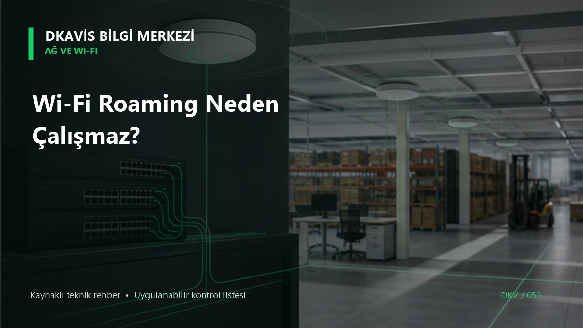 Wi-Fi Roaming Neden Çalışmaz? teknik rehber kapak görseli
