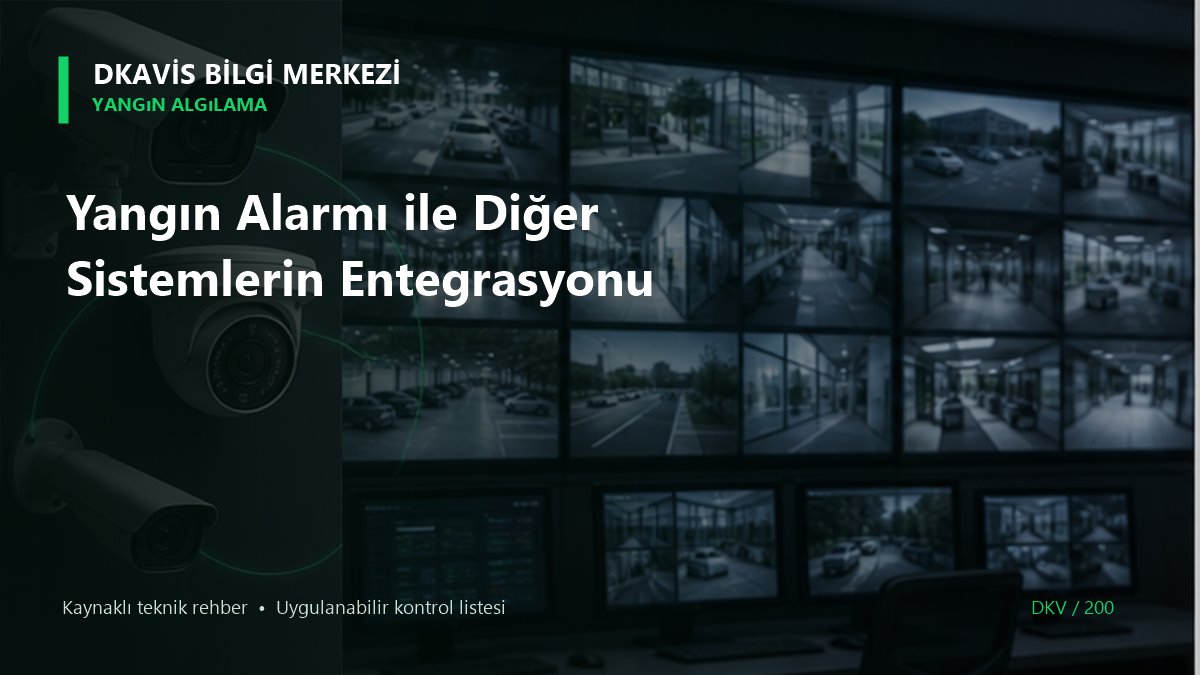 Yangın Alarmı ile Diğer Sistemlerin Entegrasyonu