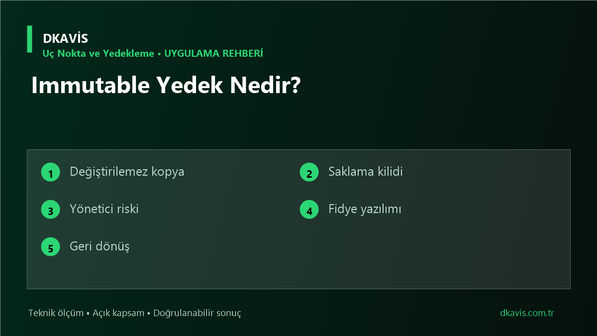 Immutable Yedek Nedir? teknik rehber kapak görseli